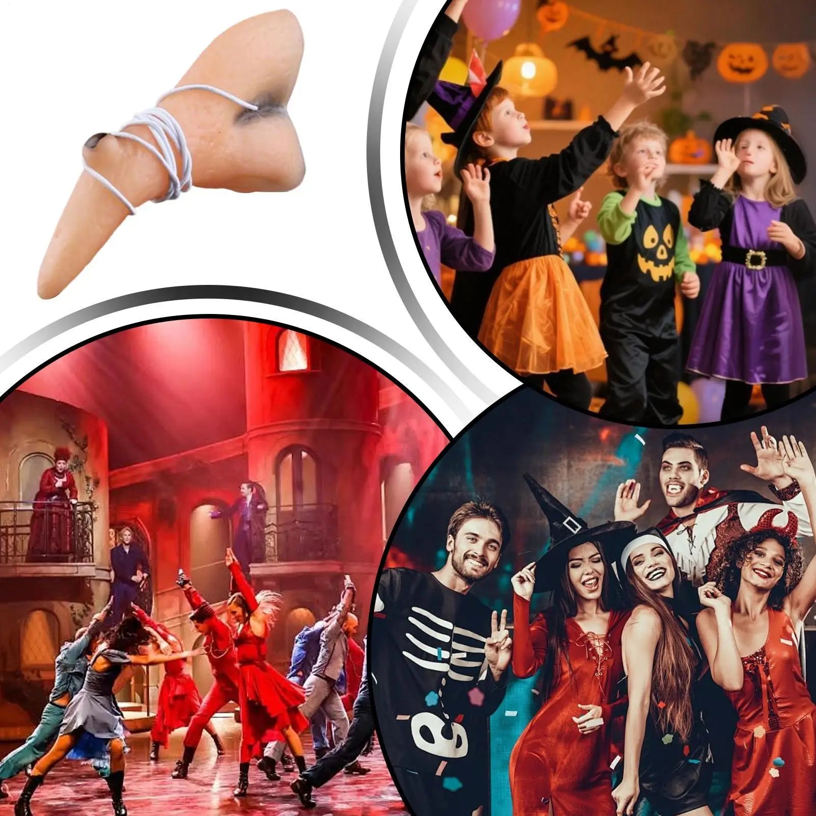 Halloween Witch Nose Costume Photo Prop Witch Fake Nose Cosplay Halloween Theme Party Funny Dressing - product image 6