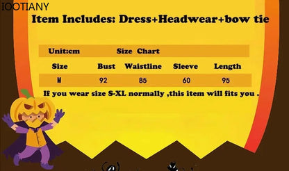Horror Bloody Voodoo Doll Dress Halloween Costume Adult Girl Demon Vampire Performance - View 6