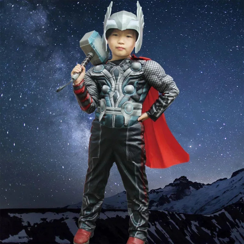 Smile Muscle Thunder Warrior Cosplay Costumes, Superhero Team, Super Costumes, Children'S Day