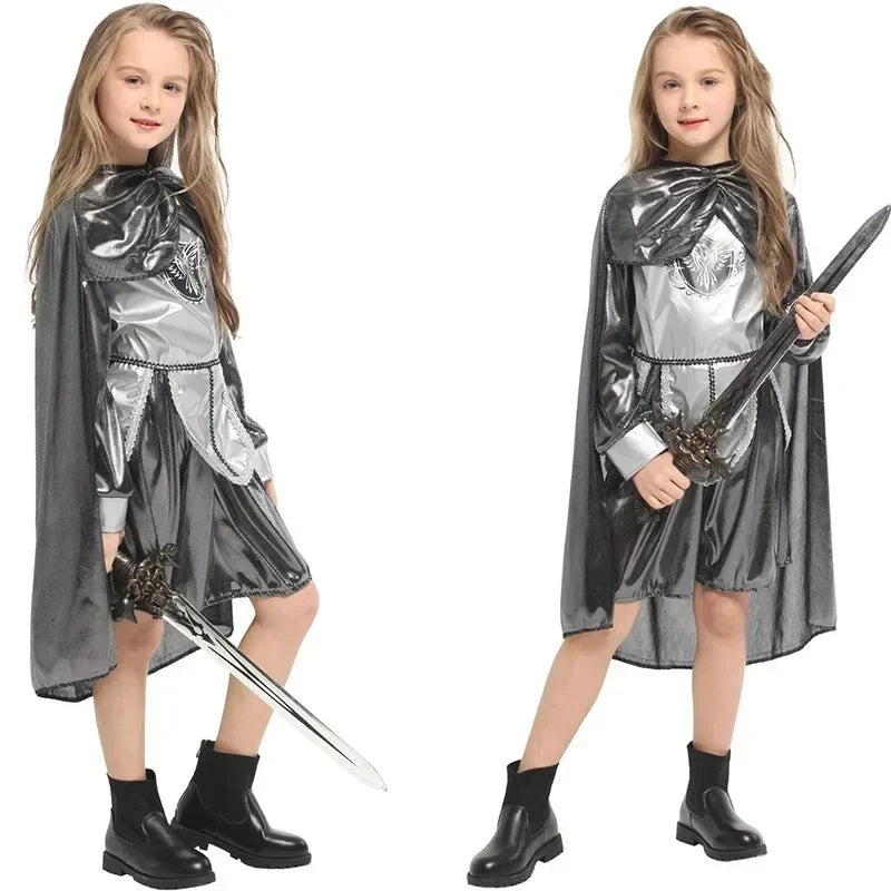Ancient Roman Greece Greek Warrior Soldier Gladiator Medieval Knight Costumes for - Costumes / L
