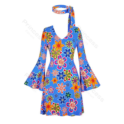 70s Costume Disco Dresses for Women Halloween Costume Sexy Hippie Costume Disco Dress with Disco Headband 70s - product image 11