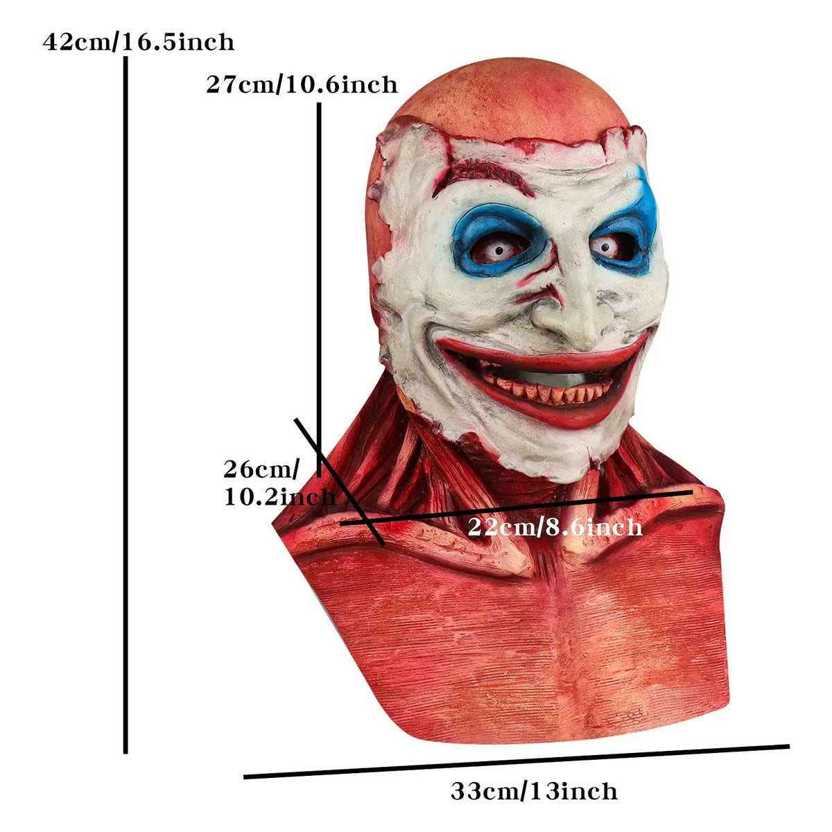 Bulex Which Is Me Scary Halloween Mask Tear Off Type Skeleton Horror - product image 6