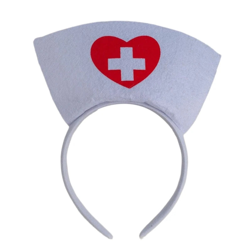 Nurse Hat Headbands Halloween Headbands Hair Accessories for Girls and Womens - product image 1