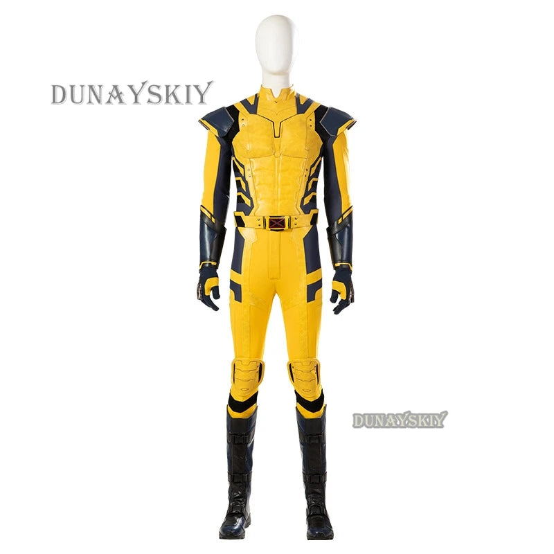 New Deaddpool Wolverine Cosplay Costume Superhero Cosplay Zentai Full Set With Bosysuit Shoes Handmade - product image 5