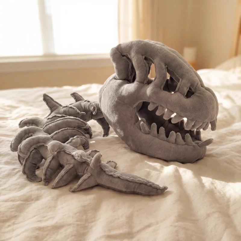 80cm 3D Dinosaur Skull Costume Realistic Halloween Skeleton Dinosaur Themed Role-Playing Prop for Adults And - product image 4