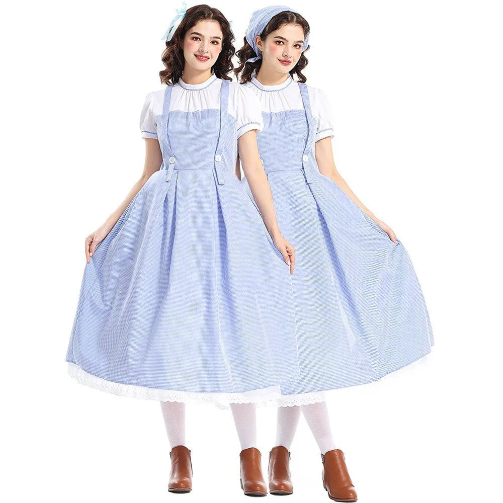 Halloween Costume Fairy Tale the Wizard of Oz Actress Dorothy Alice Dress - View 6