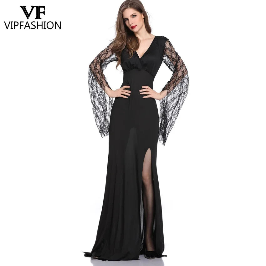 Vip Demon Witch Vampire Bride Gothic Women's Uniform Halloween Costume - product image 3