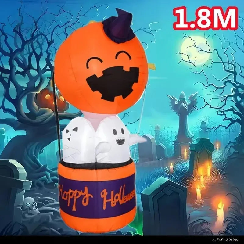 Halloween Inflatable Arch Toys Model Built-in LED Light Pumpkin Prop Outdoor Indoor Home Garden Party Terror - product image 24