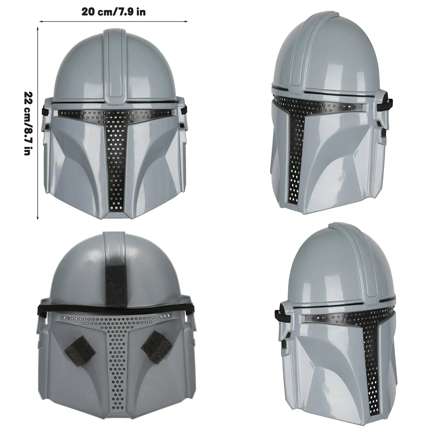 Mandalorian Costume Kids Boys with Mandalorian Helmet Cloak Jumpsuit Costume Outfit for - View 5