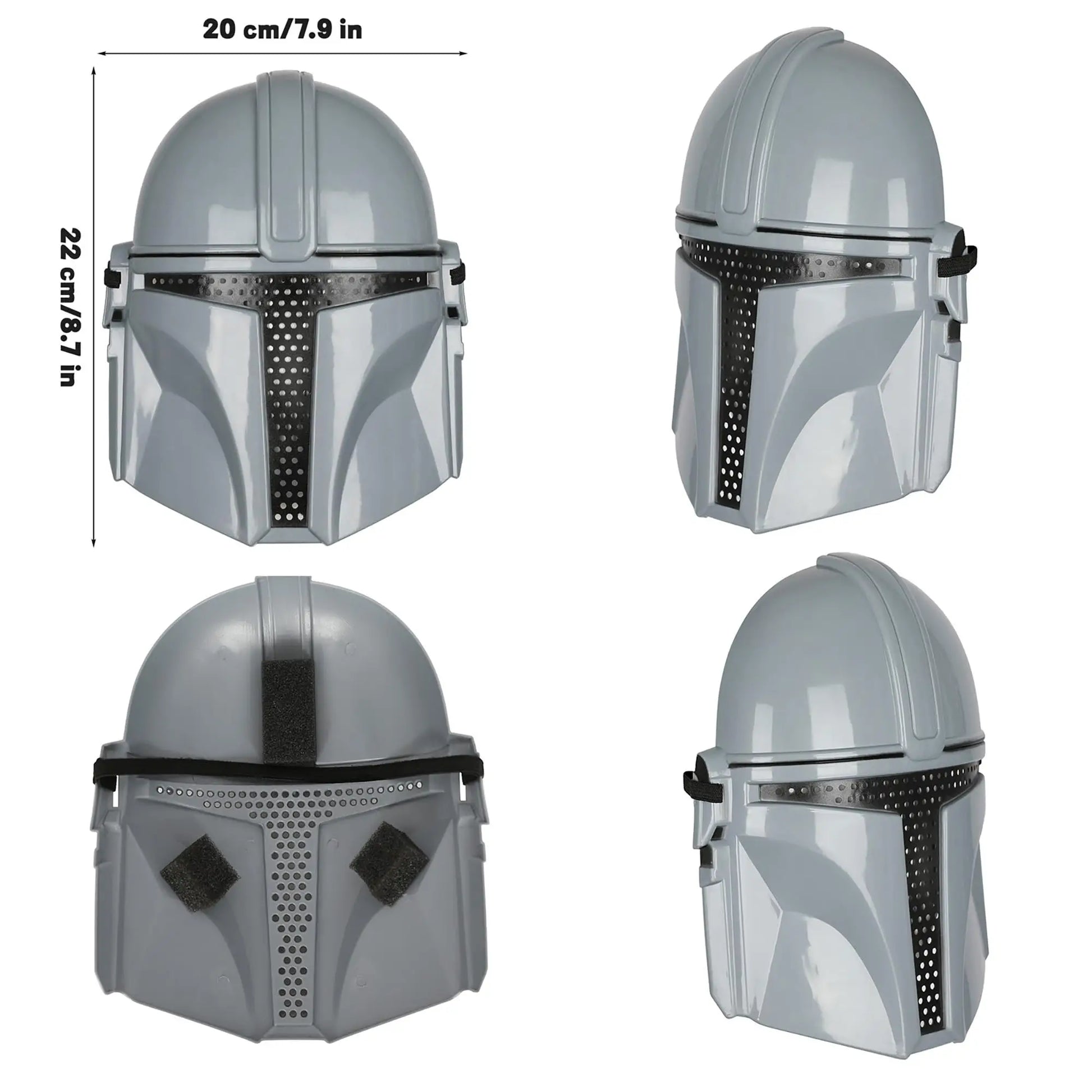 Mandalorian Costume Kids Boys with Mandalorian Helmet Cloak Jumpsuit Costume Outfit for - View 5