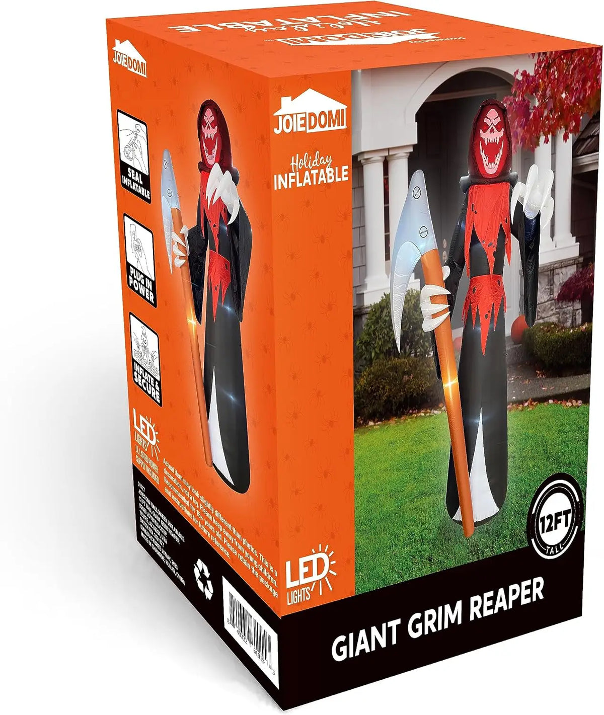 Grim Reaper Halloween Decoration - Inflatable LED - product image 7