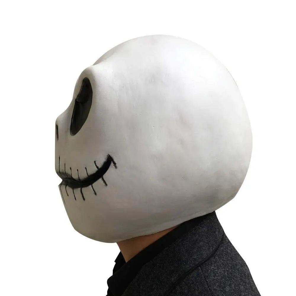 Jack Skellington Mask Helmet Halloween Carnival Jack Skeleton Head Mask Horror ScaryCosplay
