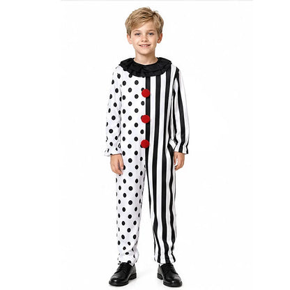Halloween COS Costumes Broken Soul Clown Costumes Black and White Clown Return Soul Broken - Black - Male / 130