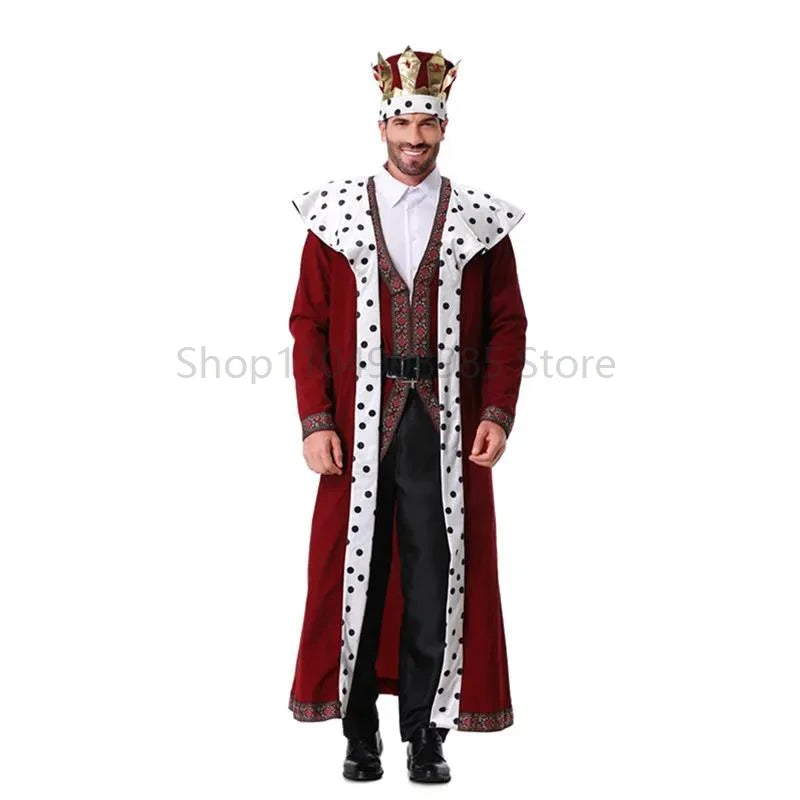 European Royal Retro Court King Queen Gown Halloween Costume - product image 6