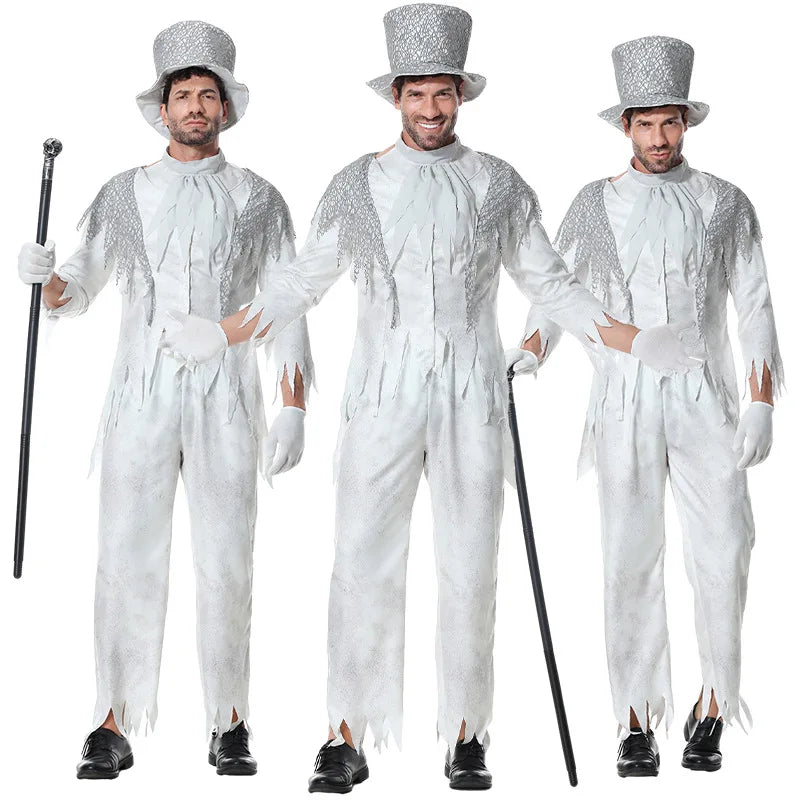 Halloween Magician Costume Suit Circus Outfit for Mad Themed - product image 4