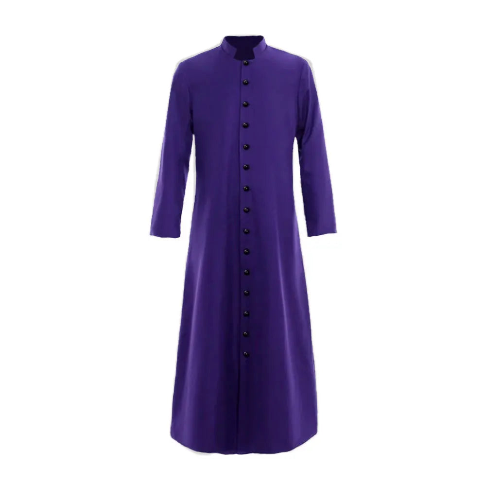Legend Clergy Robe Cassock with Cincture Medieval Clergyman Vestments Costume - alternate view 10