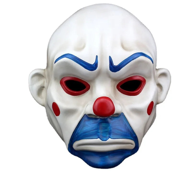 Resin Mask Collect Halloween Joker Robber Mask Adult Clown Dark Knight Scary Costume Props - View 7