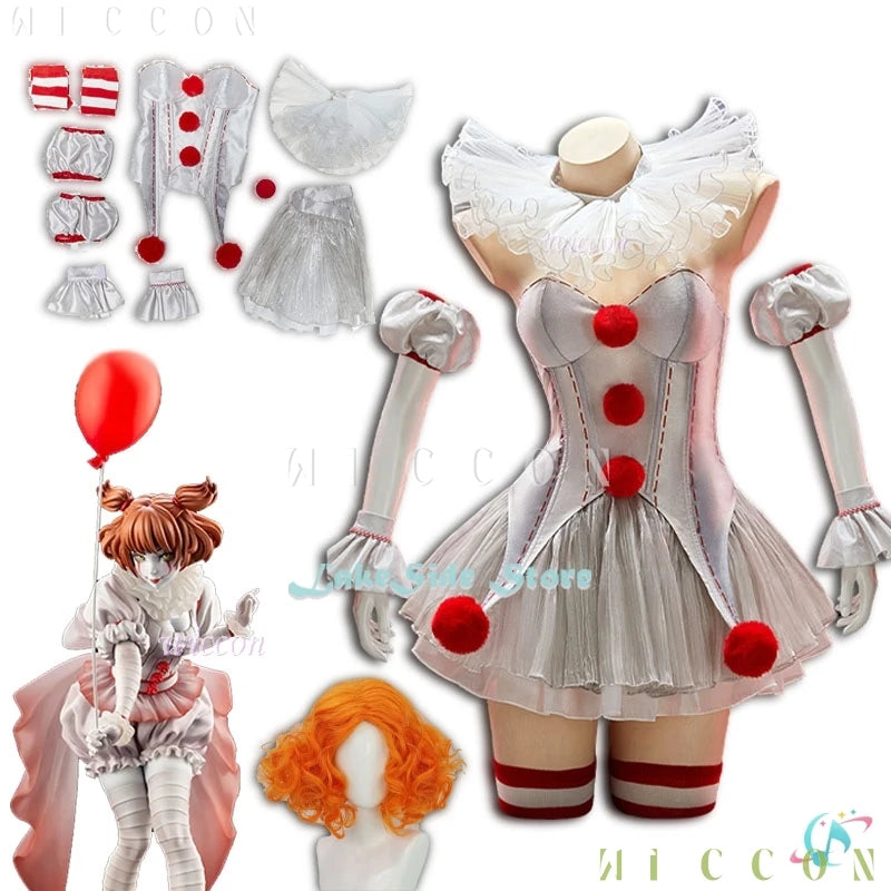Clown Halloween Costume for Women – Wig