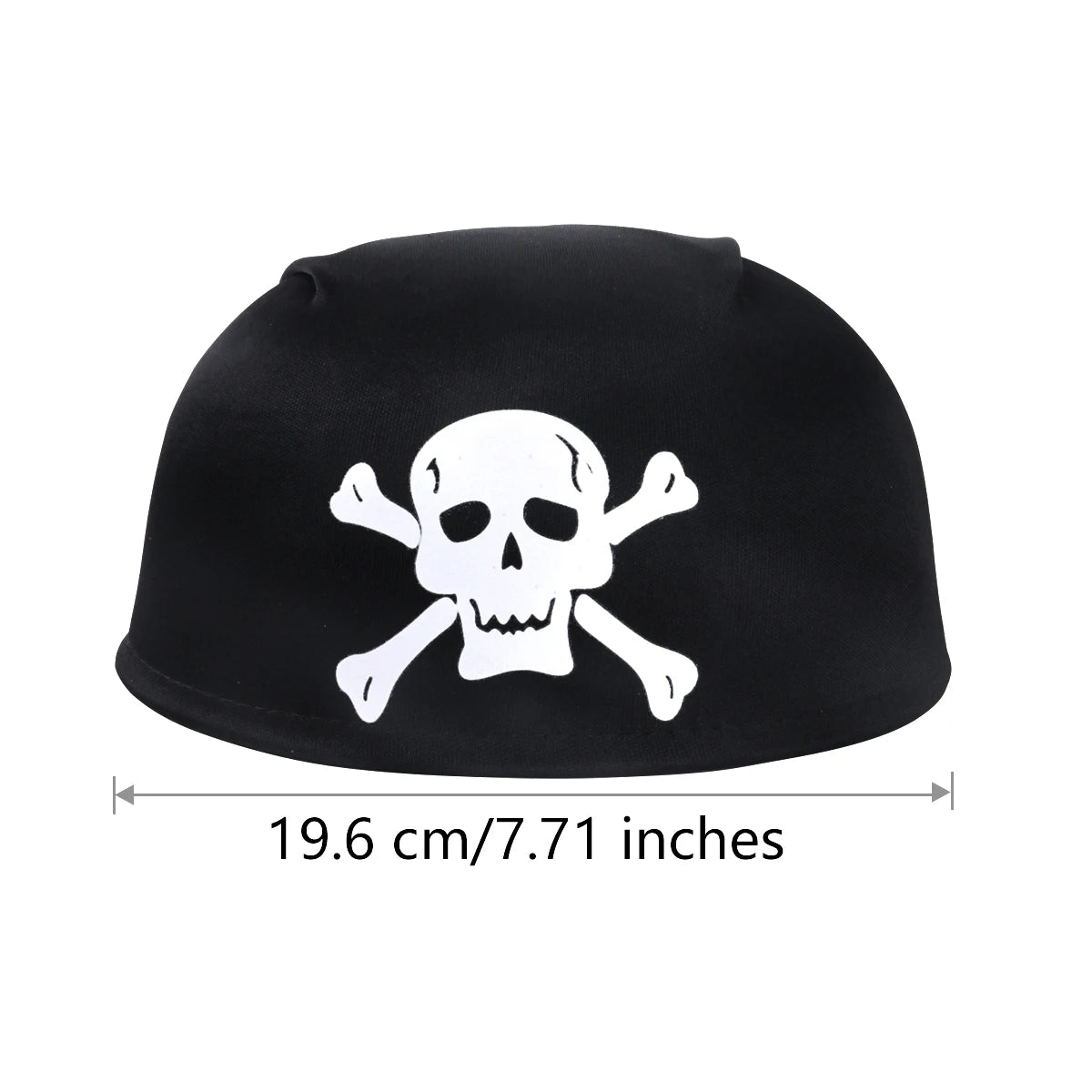 Adult Skull Pattern Pirate Halloween Costume Hat