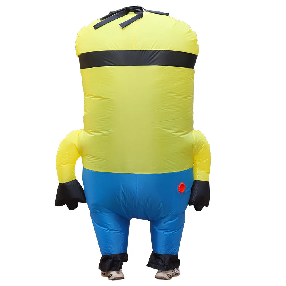 Yellow Inflatable Costume for Adults – Funny Halloween Party Outfit