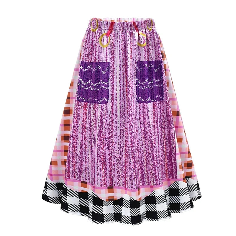 ❤️❤️❤️Hocus Pocus 2 Mary Sanderson Dress  Skirts Princess Lolita Cloak Halloween Costumes  Witch Cosplay Anime Suits Robe ❤️⭐️❤️