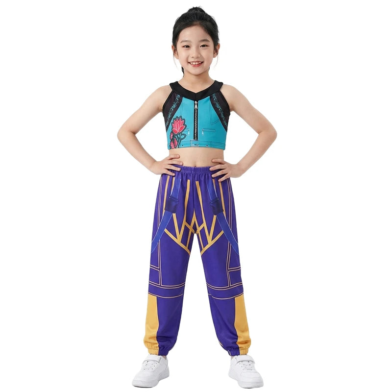 Girl Rumi Character Costume ZoeMi Trend Outfit Singer Dance Performance Wear Halloween Party Festival Carnival - product image 3