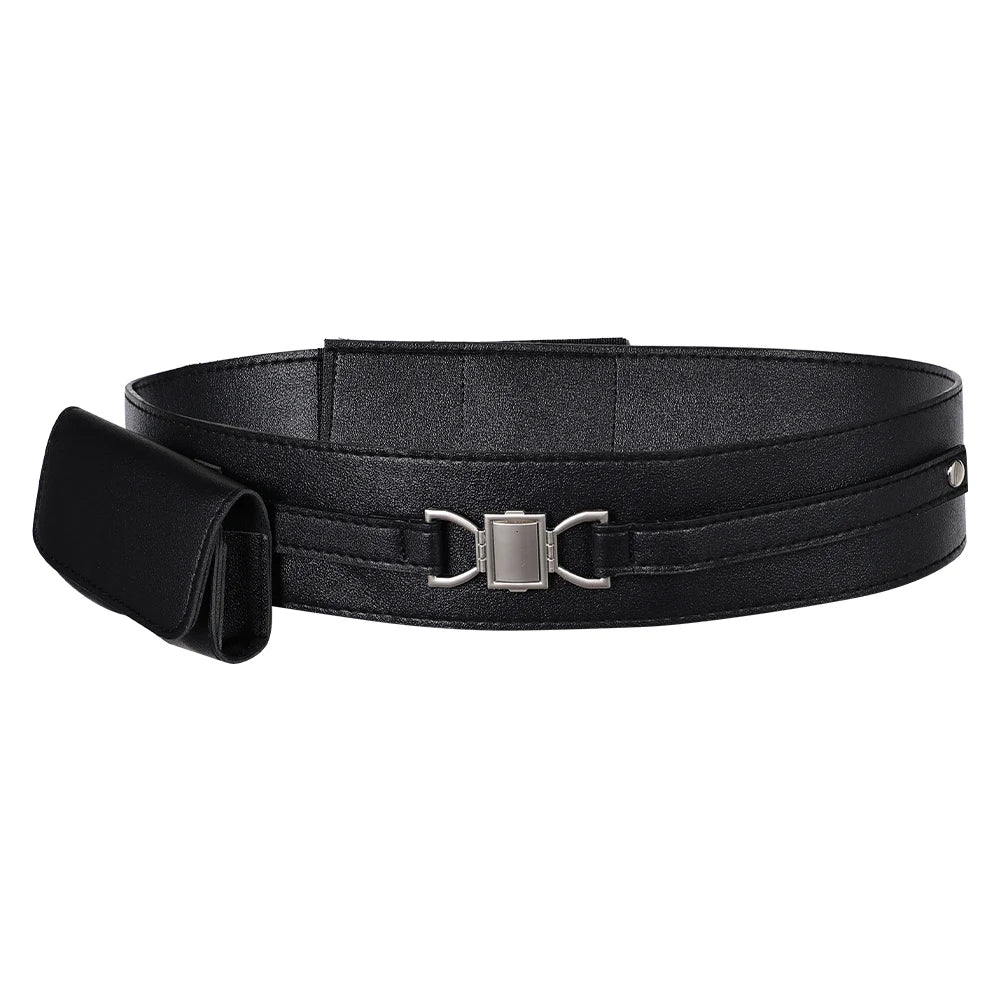 Juedi Knight Anakin Belt Black Brown Movie Space Battle Costume Fantasy Costume - Black / L