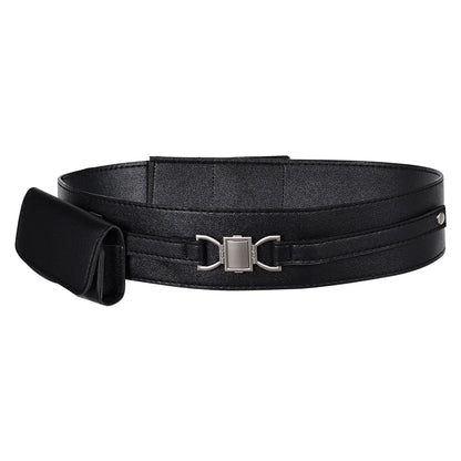 Juedi Knight Anakin Belt Black Brown Movie Space Battle Costume Fantasy Costume - Black / L