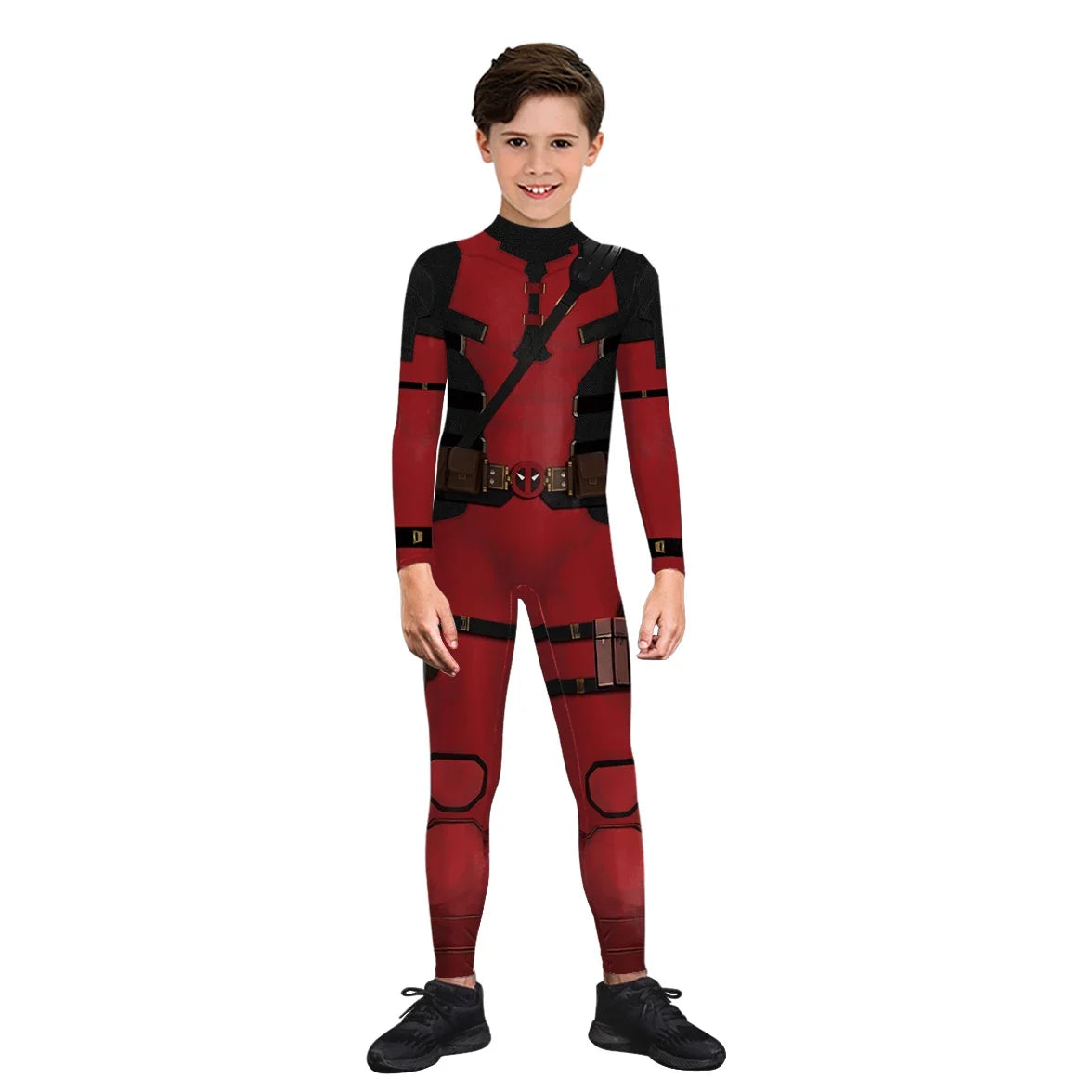 Kids Deadpool Wolverine Cosplay Costume Superhero Boys Girls Superhero Children Halloween Party Bodysuit - product image 5