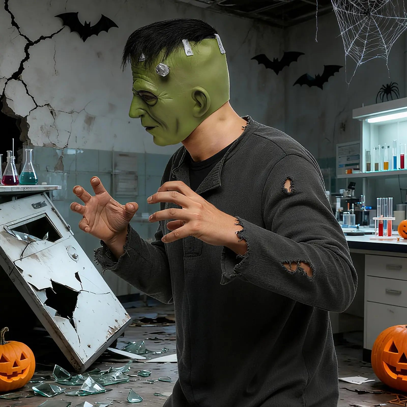 Adults Classic Monster Mask Monster Horror Latex Full Head Masks Costume Men WomenHalloween