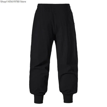 Halloween Costume Renaissance Medieval Men Pirate Circus Clown Costume Knight Trousers - C / XL