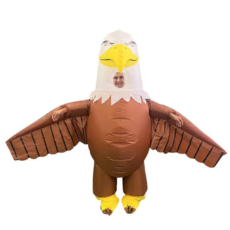 Adult Inflatable Animal Costume Funny Walking Doll Performance Suit for Halloween Party Unique Themed Outfit