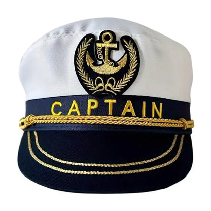 31BB Sailors Cotton Classical Embroidered Design Fits Most Photo Props Hat - alternate view 8