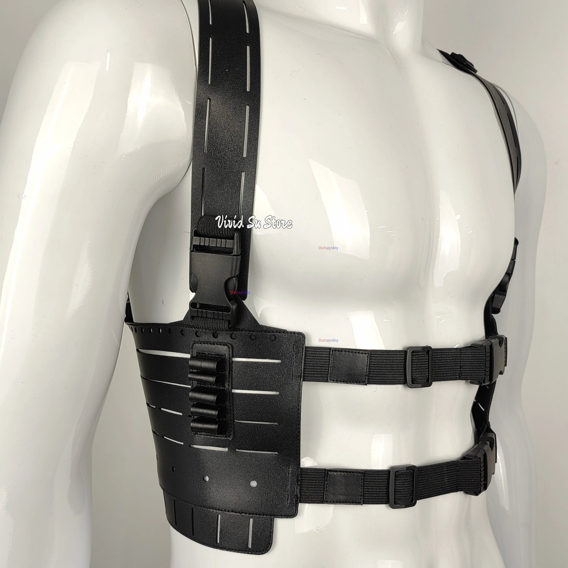 Residenttttt Evil Requiem Leon S for Halloween Costume and Kennedy Tactical Harness - suspenders / ADULT S