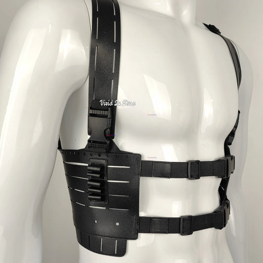 Residenttttt Evil Requiem Leon S for Halloween Costume and Kennedy Tactical Harness - suspenders / ADULT S