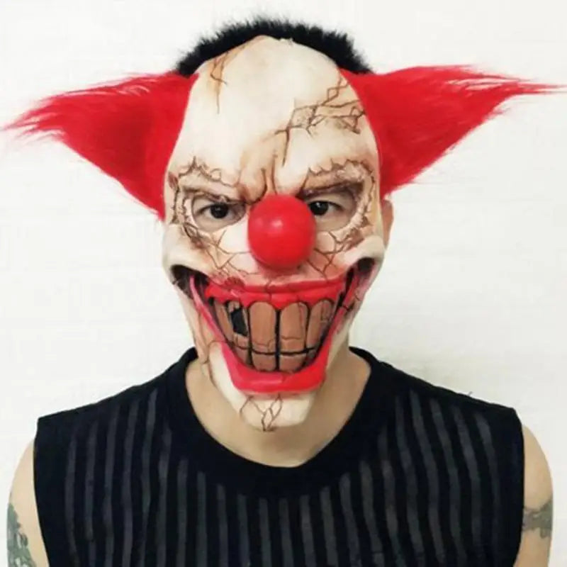 Halloween Various Clown Mask Costume Mask Latex Masks Helmet NPC Prank Scare Headgear Bar - View 19