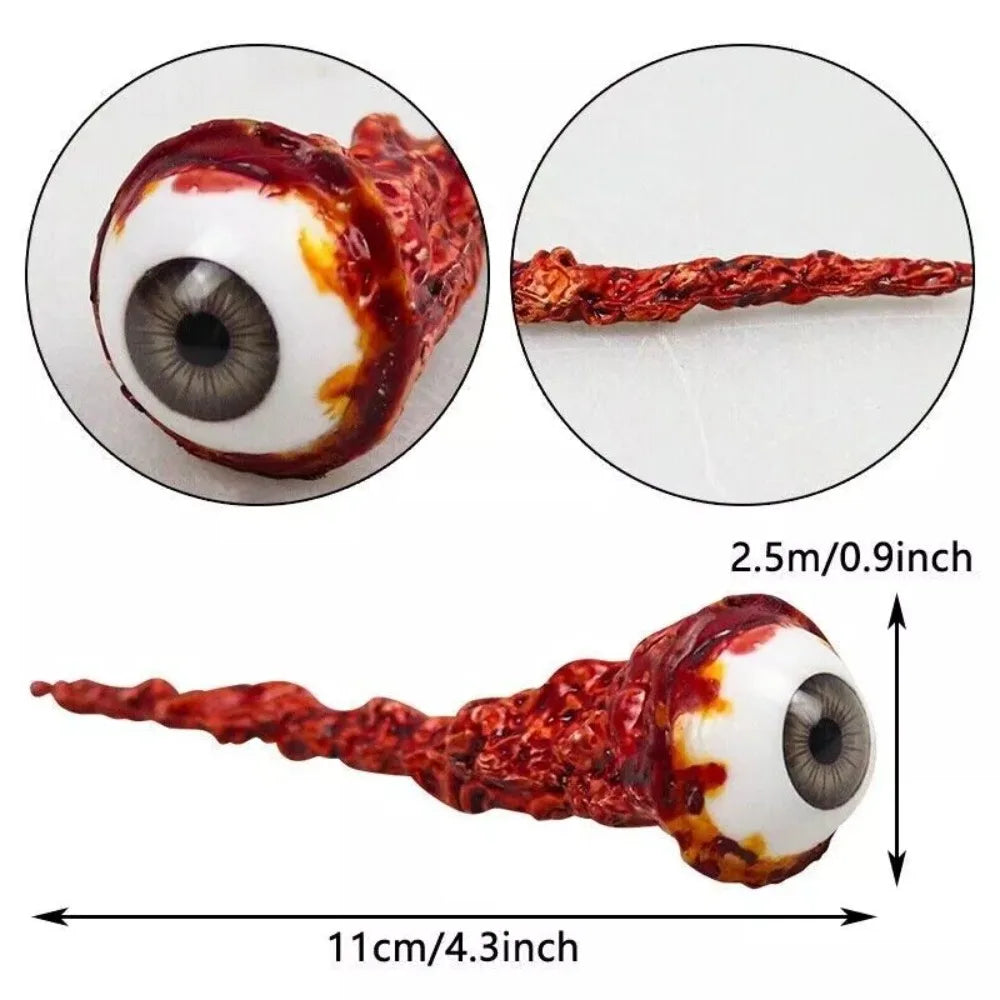 Halloween Latex Fake Eyeballs Horror Scary Bloody Props Fake Eye Eyeball Halloween Party Decoration Bloody - product image 6