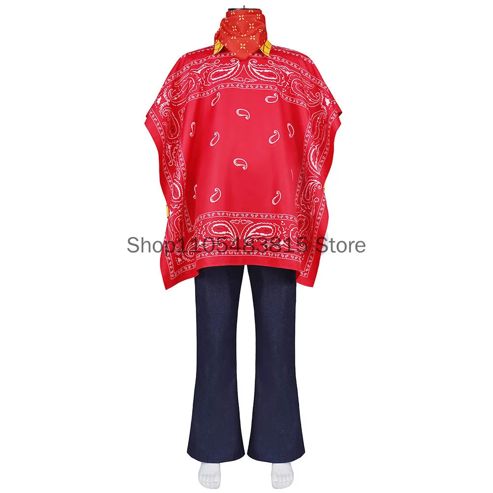 Men's Western Cowboy Toy Costume Toy Movie Story Western Poncho Scarf Bandana Sheriff Costume - View 4