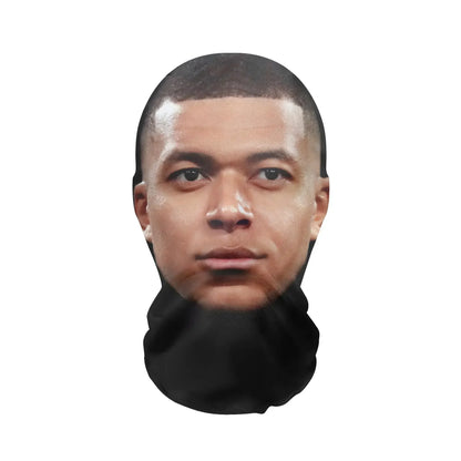 Costume Headwear Hip Hop Hood Hat Headgear 3D Printed Kanye Mask Elastic Mesh Halloween - 19