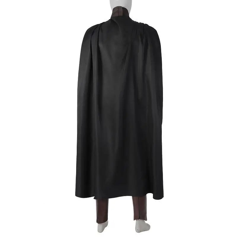 Adult Wars Men's Halloween Costume Padded Jumpsuit Attached Cape and Molded Half Mask - 580 / M