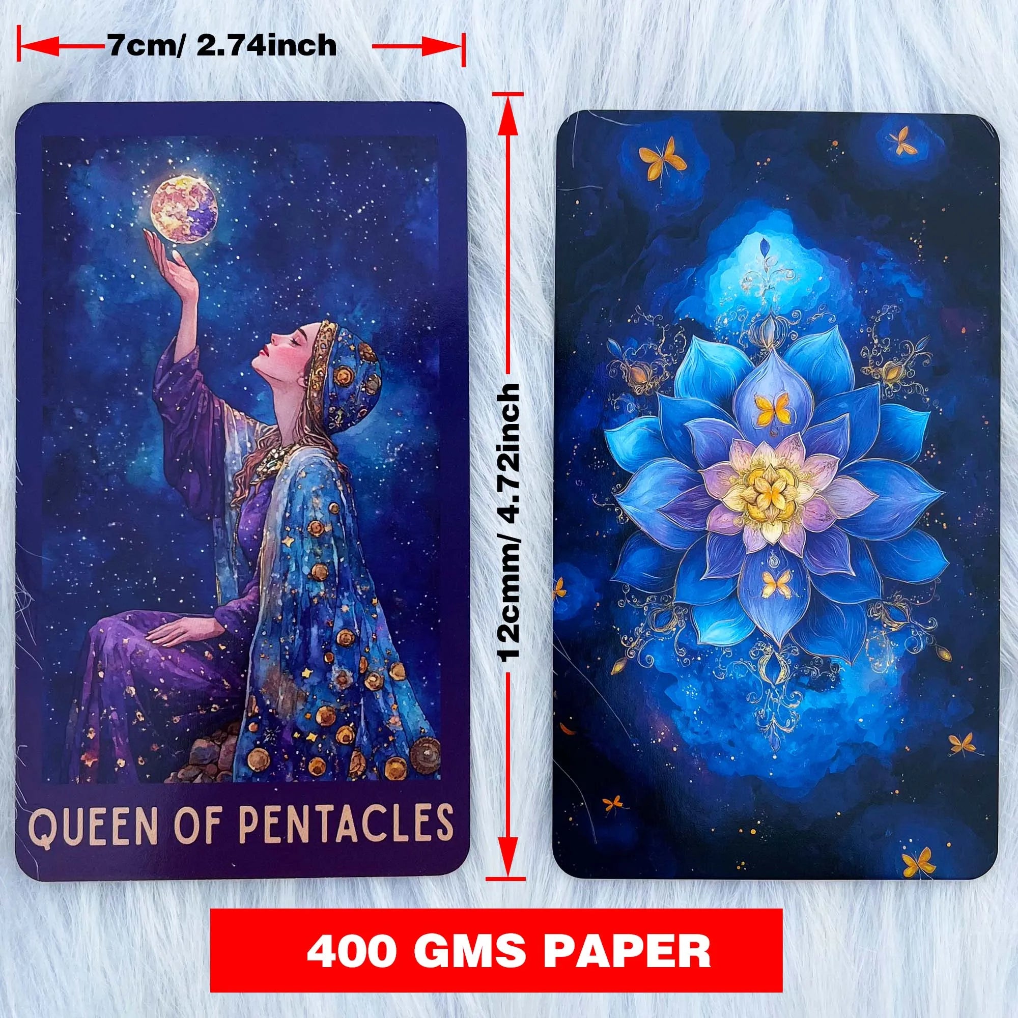 Celestial Tarot Deck – 78 Cards with Guidebook
