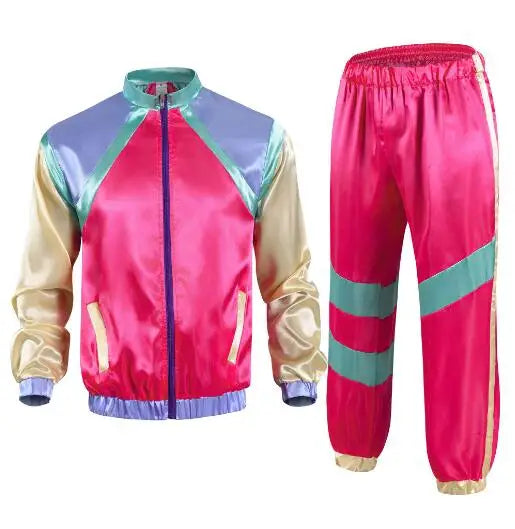 Women's Men's Costume 80s 90s Suit Party Accessories Disco Jacket Trousers Outfit Women's Men's Costume - product image 11