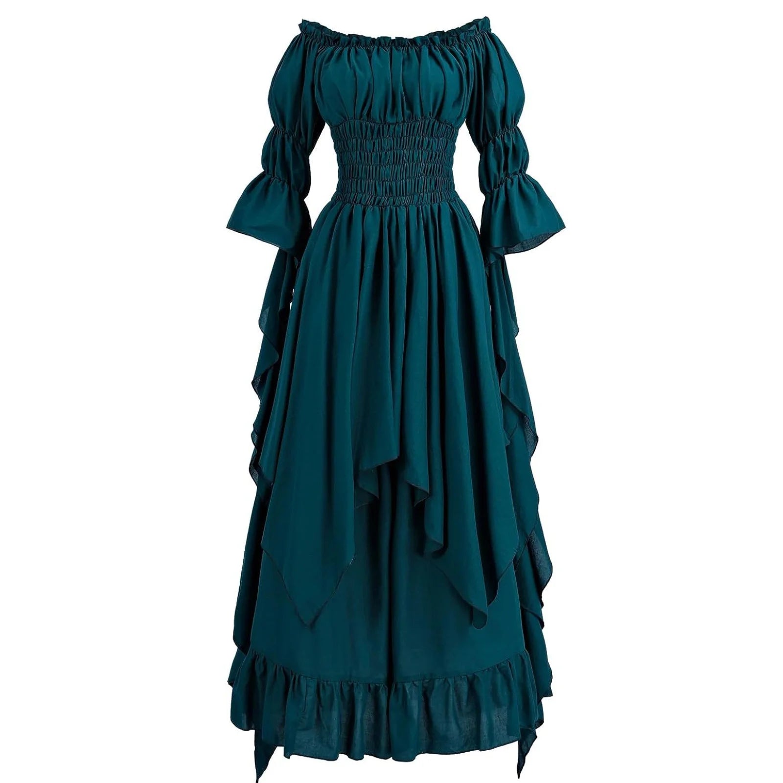 Women's Gothic Witch Dress Medieval Renaissance Costume Victorian Dress for Halloween Party - product image 12