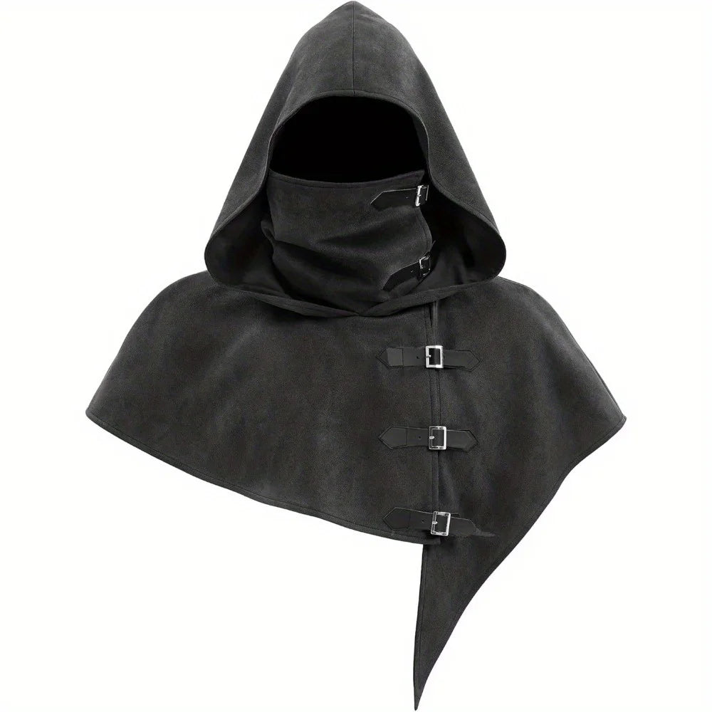 Medieval Monk Robe Halloween Costume Friar Gown Wizard Priest Costume - Brown / L