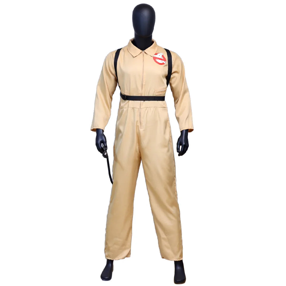 Adult paranormal ghost hunter Costume with Backpack Performance Dance Drama ToolsChristmas Theme - With Backpack / 190