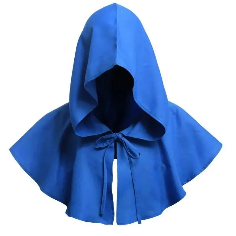 Adult Men Medieval Renaissance Cloak Witch Hooded Cape Hat - alternate view 2