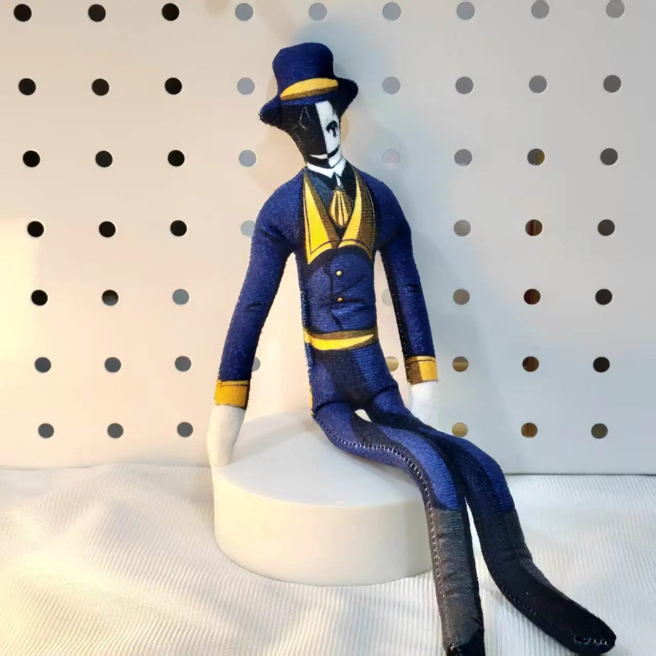 Anime the Freak Circus Pierrot Costume Doll Clown Twistable Plush Cotton Doll Abstract - 1