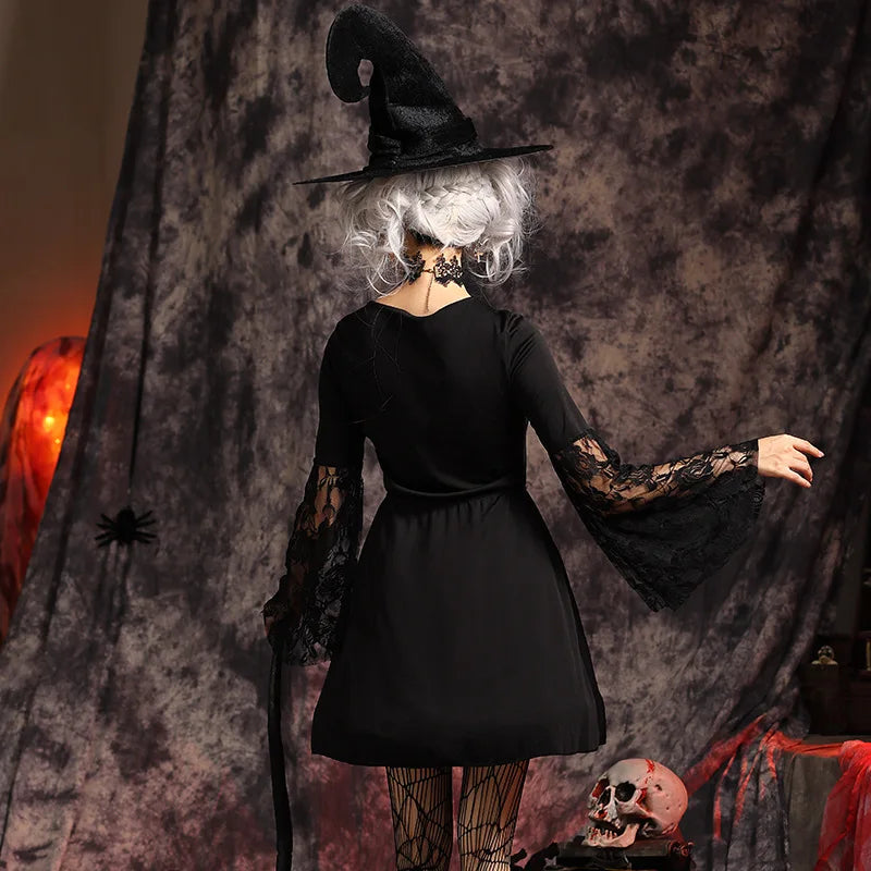 Gothic Lolita Witch Hook Dark Fantasy Women's Dress Halloween Costume - product image 4