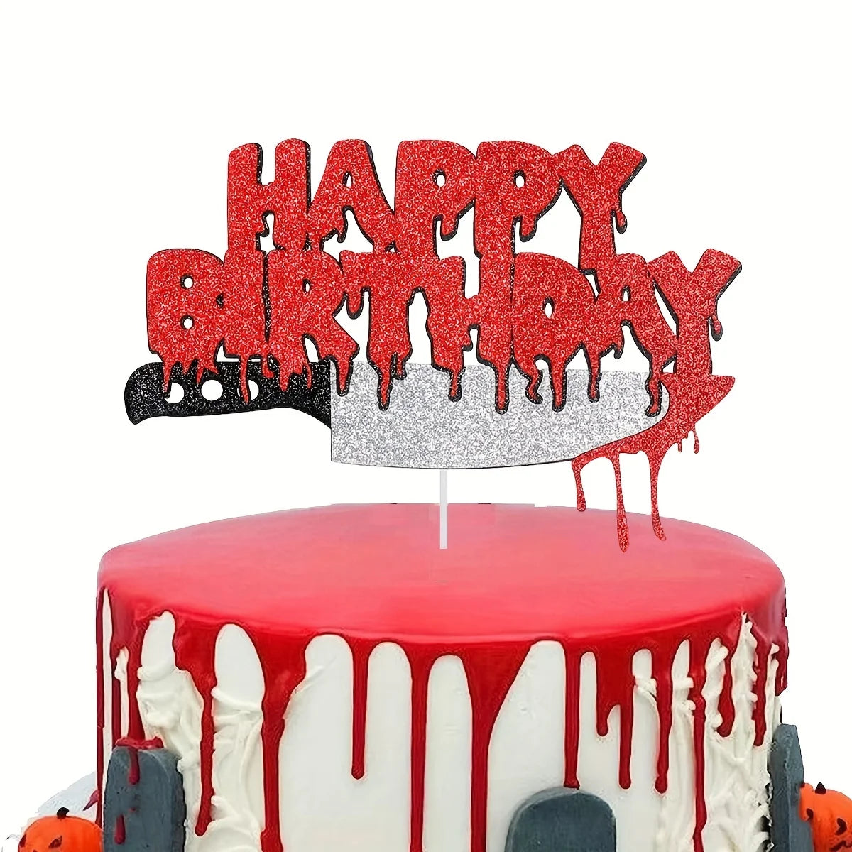 1-Piece Spooky Halloween Horror Cake Decor - Unique centerpiece for a Scary Sweet - product image 7