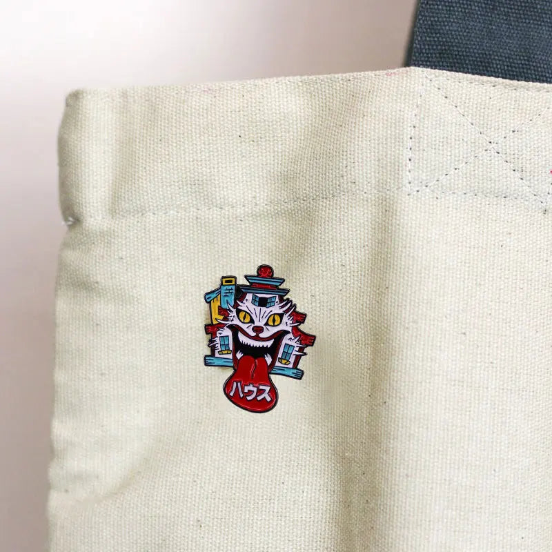 Halloween Horror Funny Midnight Movie Japanse Film Hausu 1977 Enamel Pin Weird Cat House Badge Brooches - product image 5